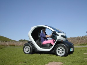 Twizy at Tor-y-foel