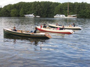 Winsome pedal boats on Salhouse Broad 2006